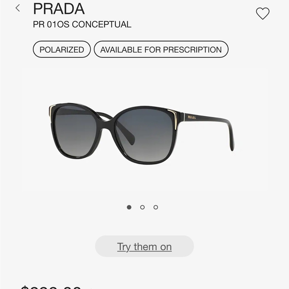 Prada Sunglasses with Case VGUC